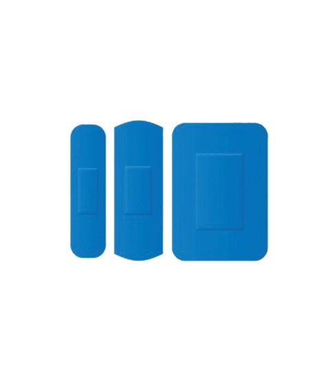 Wykrywalne plastry niebieskie - mix 3 rozmiarów