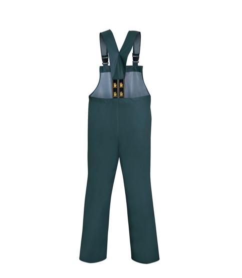 Spodnie ogrodniczki wodoochronne powlekane PCV