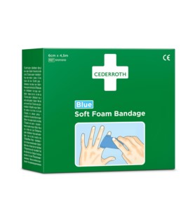 Bandaż z pianki Cederroth Soft Foam Bandage Blue