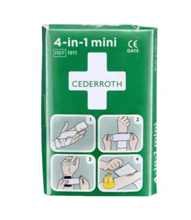 Mały zestaw do tamowania krwi Cederroth 4-in-1 Mini