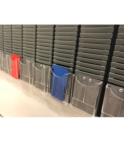 Kieszeń z plexi na karty KANBAN