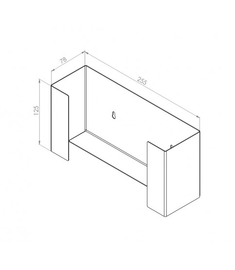Nierdzewny dyspenser na rękawice