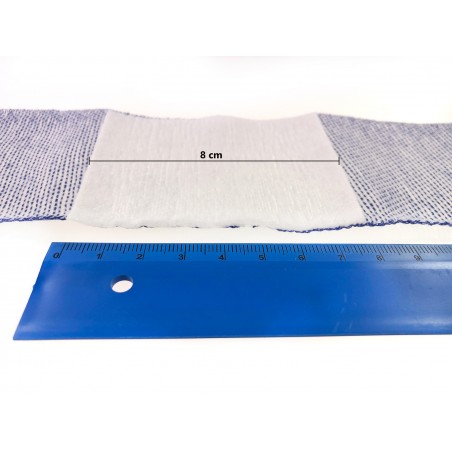 Niewykrywalny bandaż z opatrunkiem