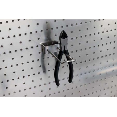 Wieszak ze stali nierdzewnej oczkowy do tablicy perforowanej