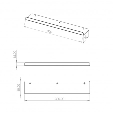 Półka na akcesoria do tablicy suchościeralnej