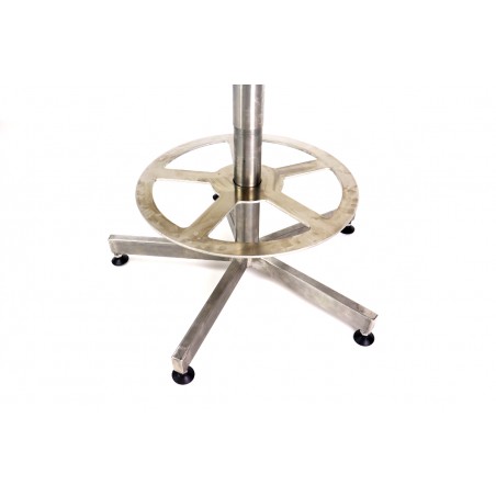 Regulowane krzesło ze stali nierdzewnej