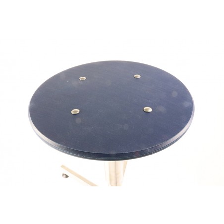 Regulowany stołek ze stali nierdzewnej z wykrywalnym siedziskiem