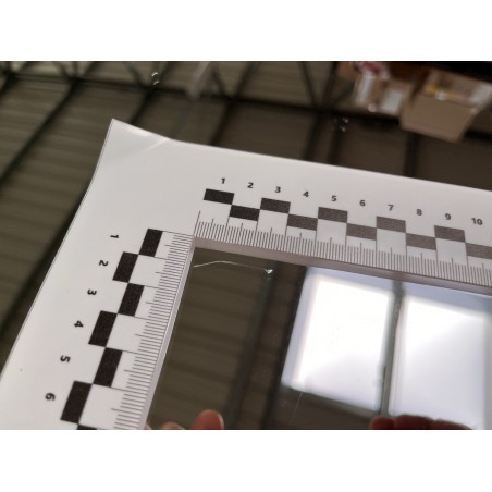 Lustro płaskie, nietłukące, bez ramy 800x600, poliwęglan - WYPRZEDAŻ