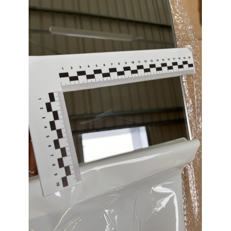 Wykrywalne nietłukące lustro płaskie bez ramy 400x600 - WYPRZEDAŻ