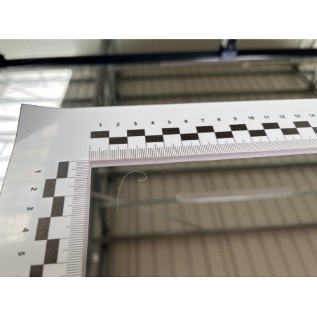 Wykrywalne nietłukące lustro płaskie bez ramy 800x600 - WYPRZEDAŻ