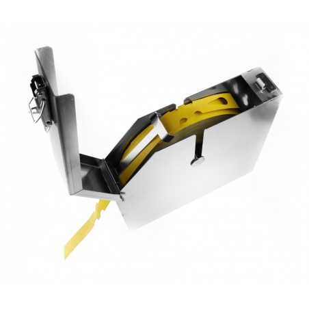 Podajnik na etykiety papierowe