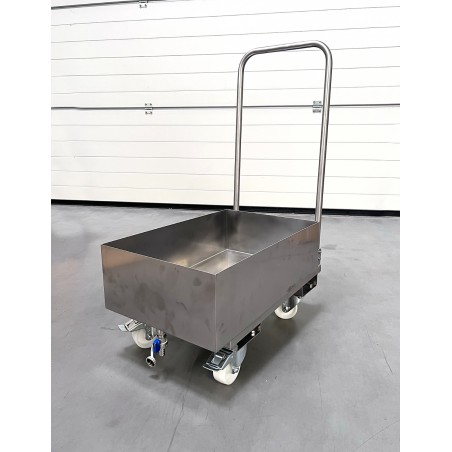 Wózek z zaworkiem odpływowym