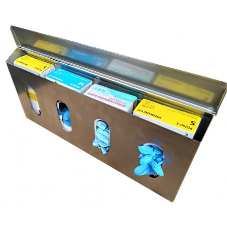 Dyspenser zamykany na 4 opakowania rękawic