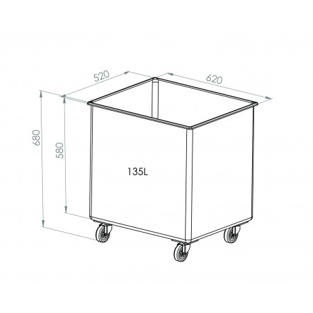 Mobilny pojemnik na składniki