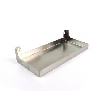 Półka ze stali nierdzewnej, z rantem