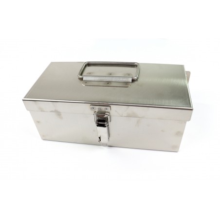 Zamykana skrzynka ze stali nierdzewnej - wyprzedaż