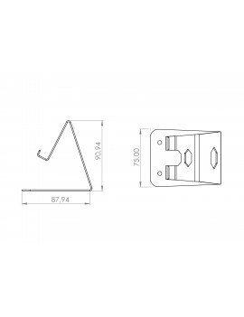 Podstawka ze stali nierdzewnej pod telefon