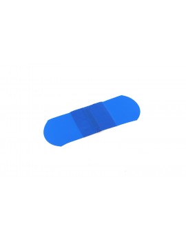 Niebieskie plastry wykrywalne X-ray 7.2 x 2.5 cm (100szt) - WYPRZEDAŻ