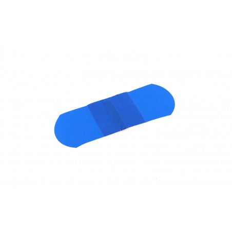 Niebieskie plastry wykrywalne X-ray 7.2 x 2.5 cm (100szt) - WYPRZEDAŻ