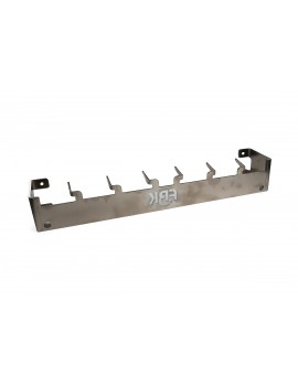 Wieszak ze stali nierdzewnej 580mm, 6 wieszaków